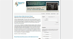 Desktop Screenshot of harmonicaspace.com